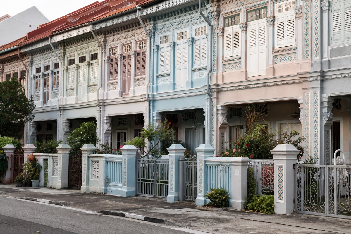 Peranakan shophouses in Katong