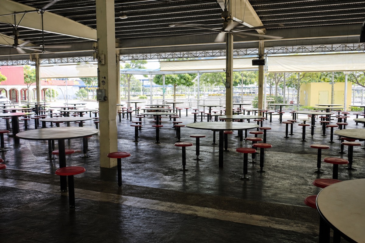 A Singapore hawker centre