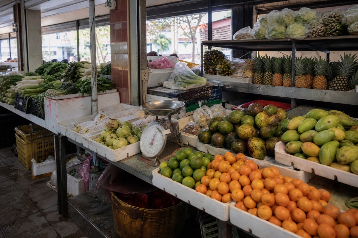 A Singapore hawker centre