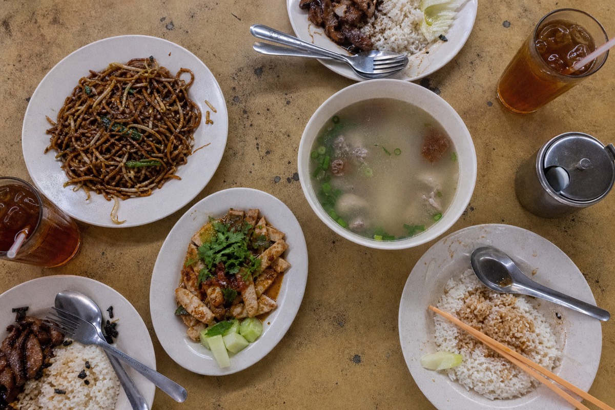 A Singapore hawker centre